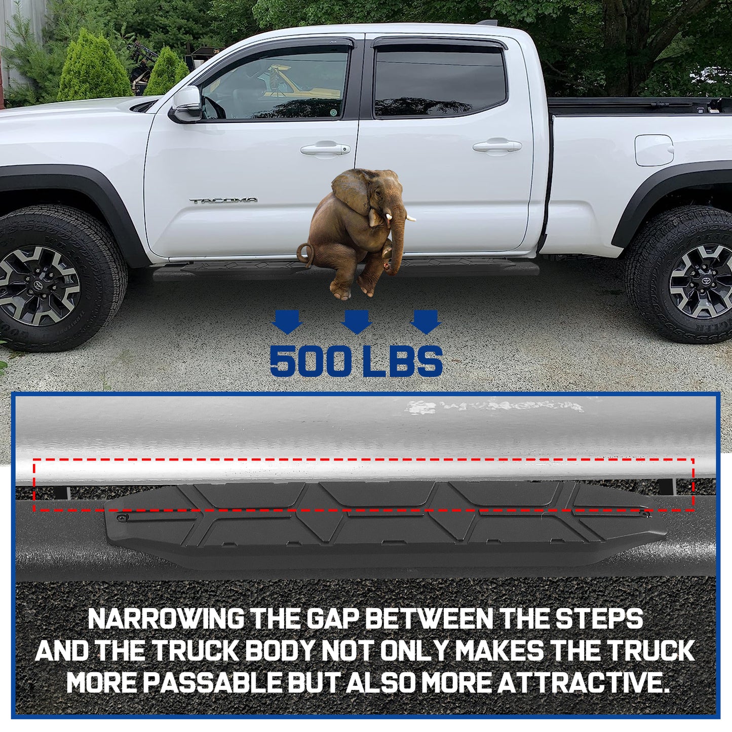 Support up to 500LBS - COMNOVA AUTOPART