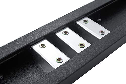 Black Running Boards Compatible with 2021-2024 Ford Bronco 4 Doors H6 Style.-COMNOVA AUTOPART