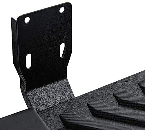 Black Running Boards for 1999-2016 Ford F250 F350 SuperDuty Super Cab V6 Style. - COMNOVA AUTOPART