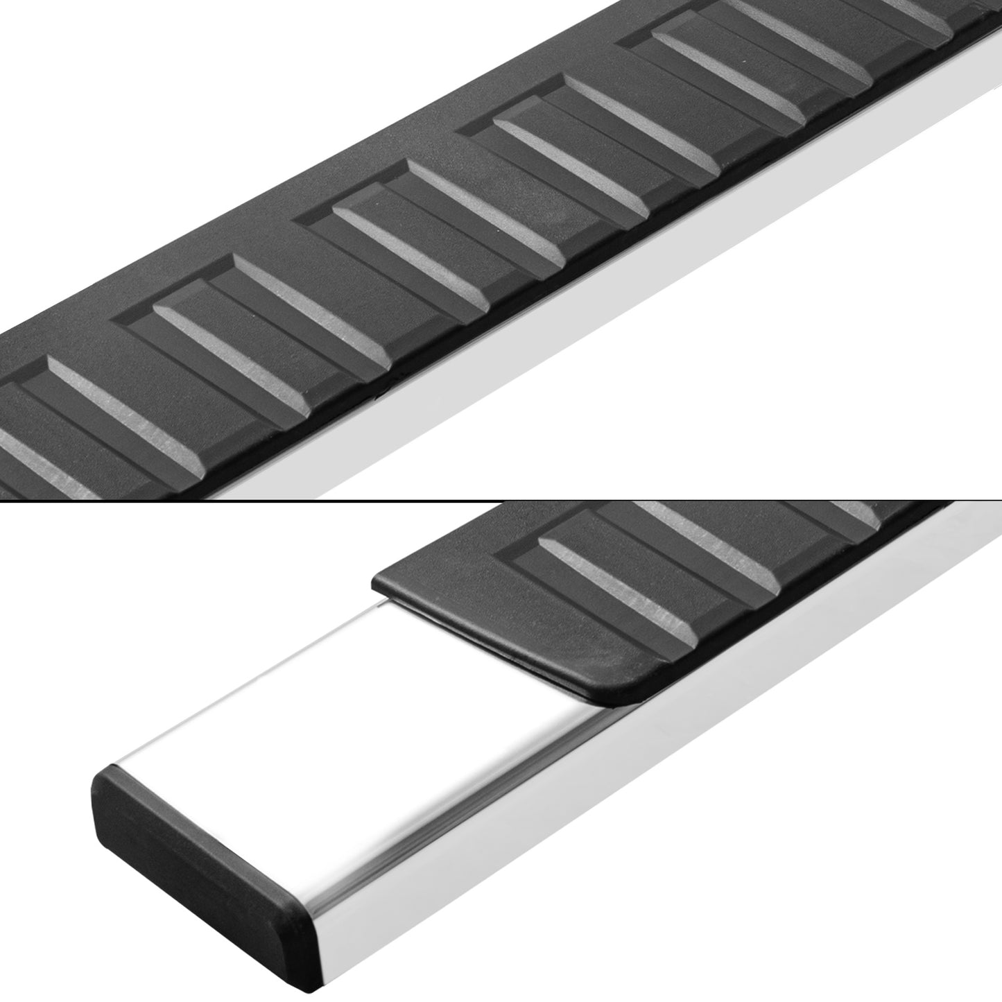 Running Boards Compatible with 1999-2016 Ford F250 F350 Superduty Regular Cab H6 Style. - COMNOVA AUTOPART