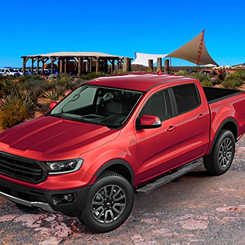 Aluminum Running Boards for 2015-2024 Ford F150 Super Cab K65 Style.- COMNOVA AUTOPART