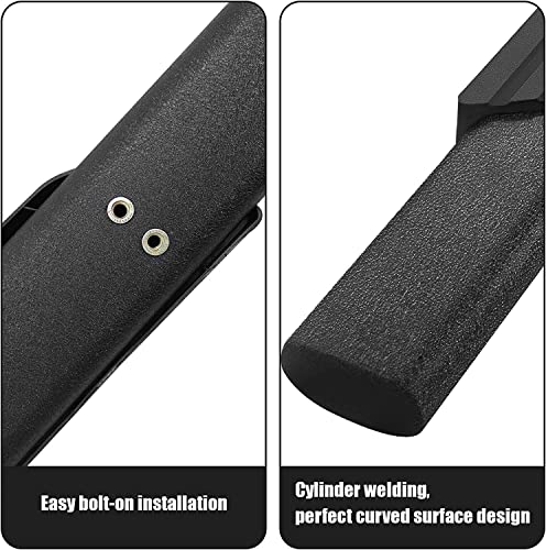 Black Running Boards for 2019-2024 Dodge Ram 1500 Crew Cab New Body Style 8X.- COMNOVA AUTOPART