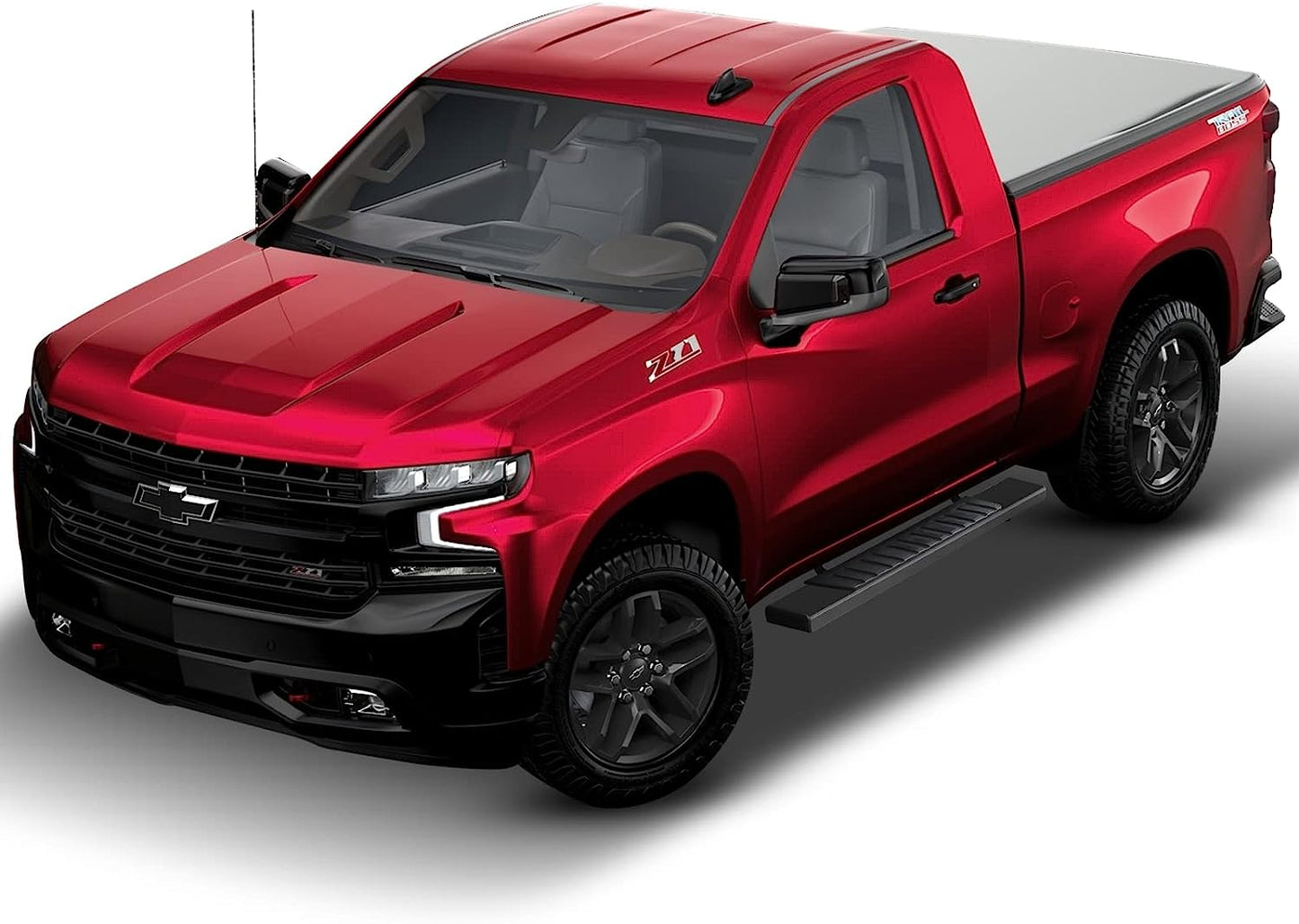 Running Boards Compatible with 2017-2024 Ford F250 F350 Superduty Regular/Standard/Single Cab H6 Style.- COMNOVA AUTOPART