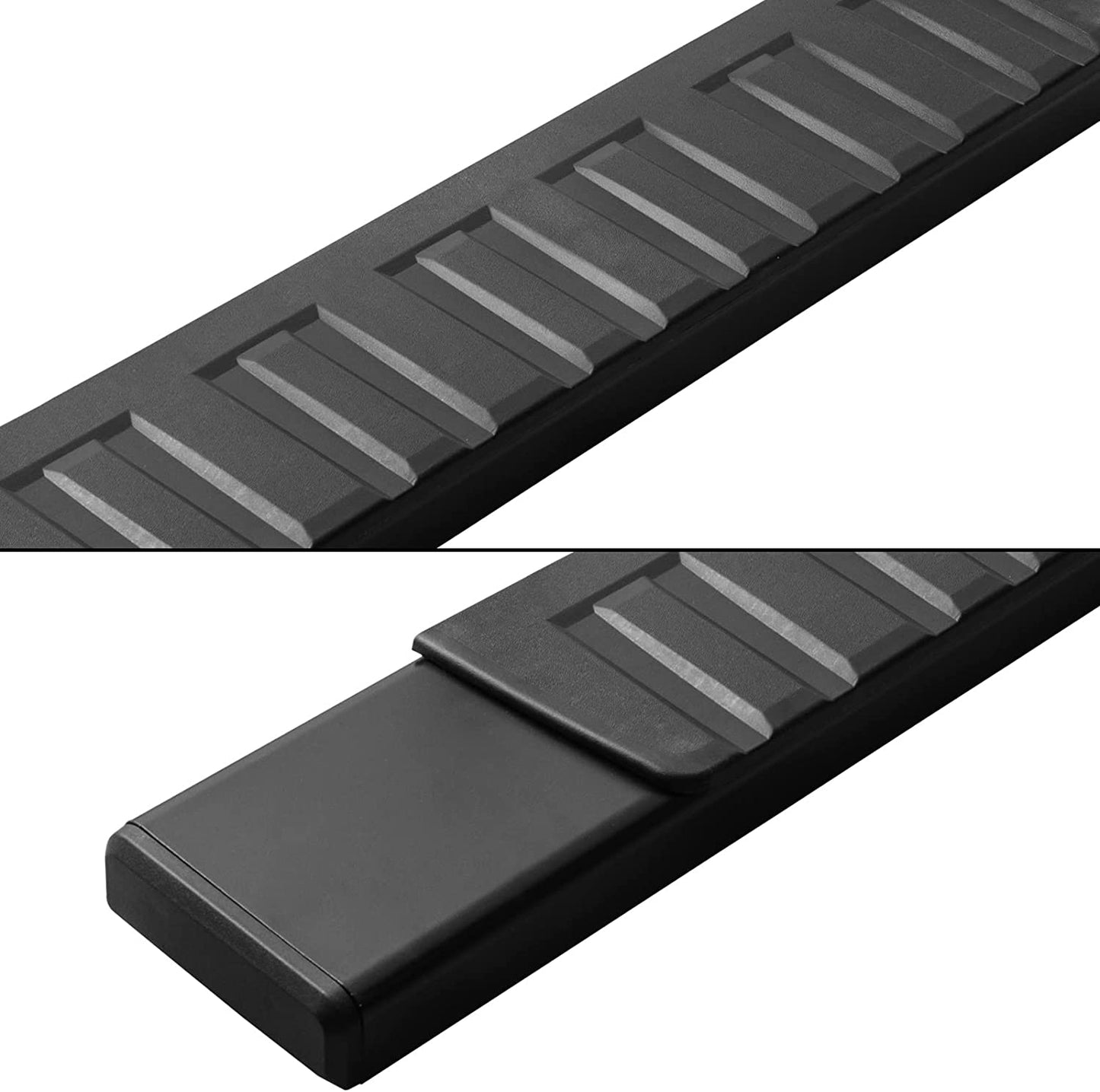 Running Boards Compatible with 2017-2024 Ford F250 F350 Superduty Regular/Standard/Single Cab H6 Style.- COMNOVA AUTOPART