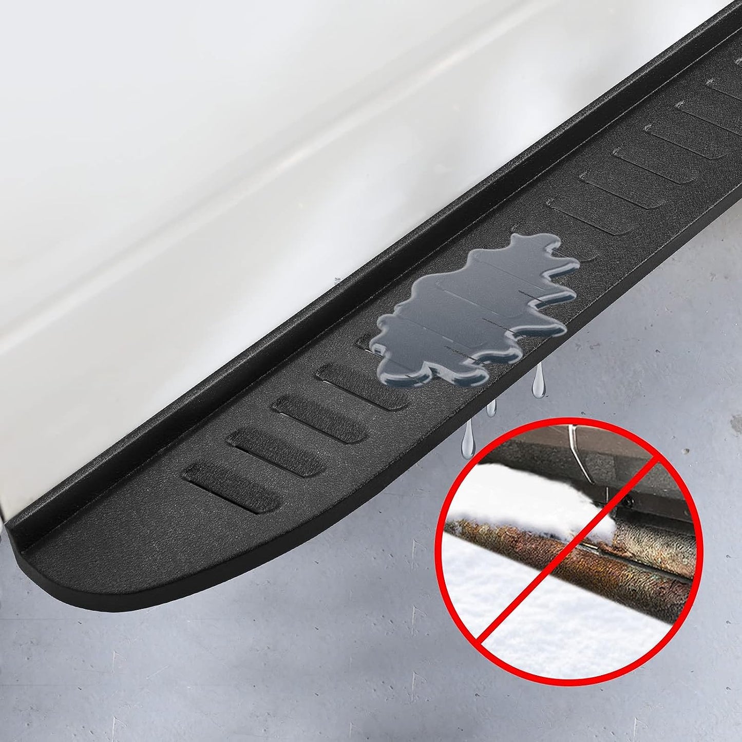 Running Boards Compatible with 2019-2024 RAM 1500 Running Boards Crew Cab Side Steps D7 Style.- COMNOVA AUTOPART