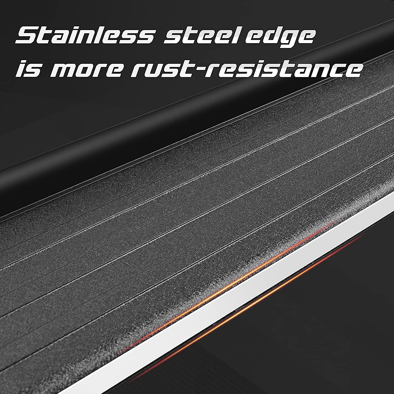Aluminum Running Boards Compatible with 2010-2024 Toyota 4Runner (Incl. 2014-2024 Sr5 & 2015-2024 TRD Pro & 2017-2024 TRD Off-Road). 5.5Inch Step Bars Rock Sliders C70 Style.- COMNOVA AUTOPART