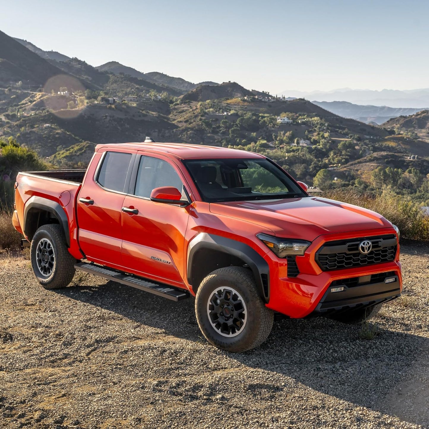 COMNOVA 6 Inches Running Boards for 2024 Toyota Tacoma Double Cab with 4 Full-Size Doors. Side Steps Running Boards for Toyota Tacoma Made with Carbon Steel. COMNOVA AUTOPART