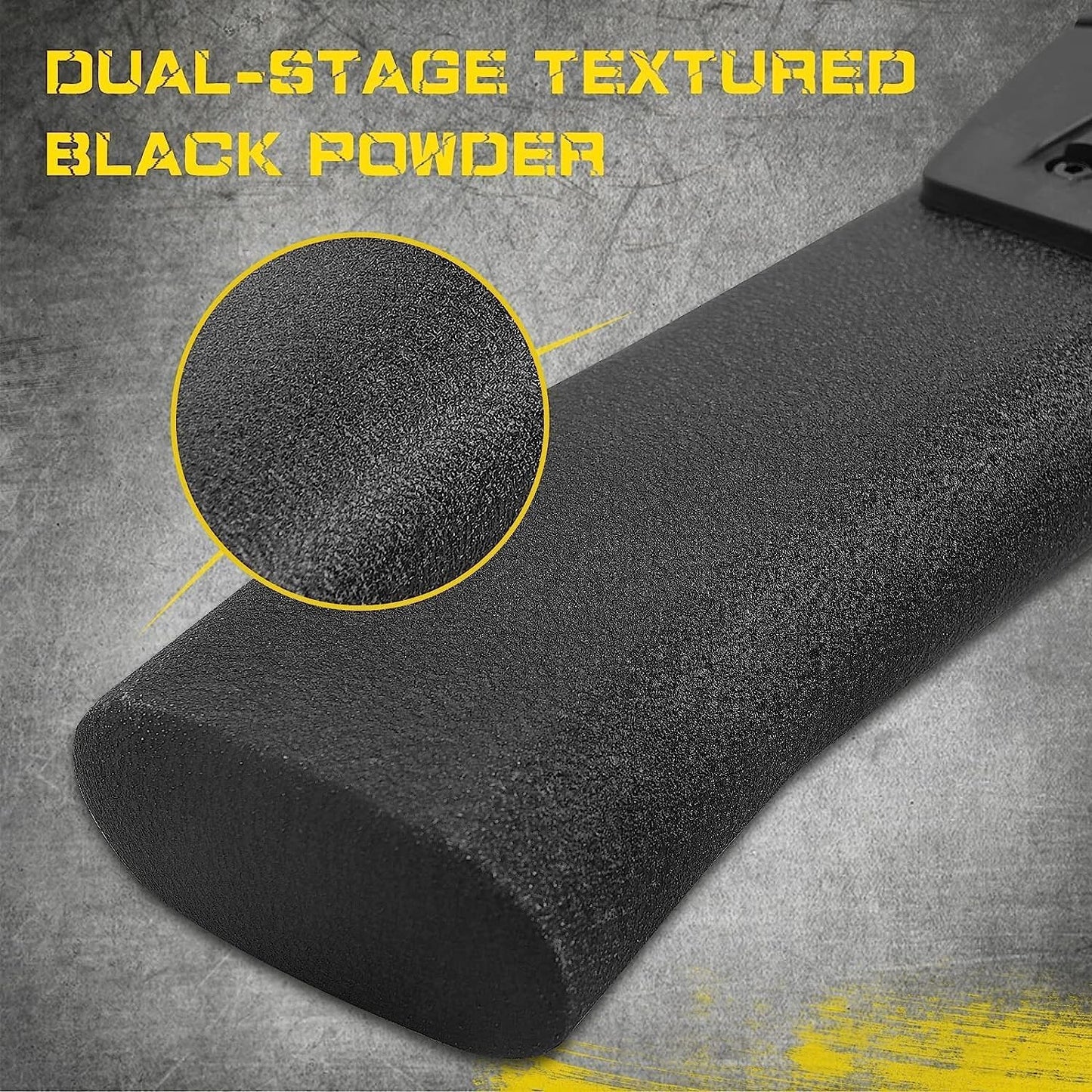 Running Boards Compatible with 2005-2023 Nissan Frontier Crew Cab, 4.3 Inches Oval Nerf Bars 5X Style. - COMNOVA AUTOPART