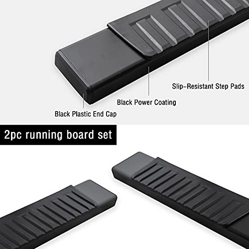 Running Boards Compatible with 2017-2024 Ford F250 Superduty Crew Cab(4 Full Size Doors) H6 Style.- COMNOVA AUTOPART