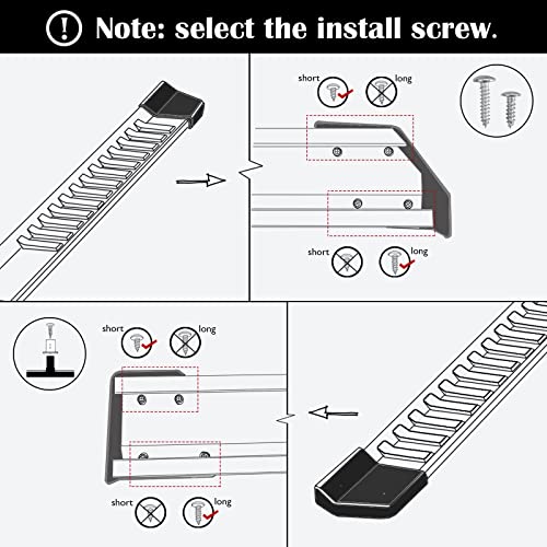 Running Boards Compatible with 2017-2024 Ford F250 Superduty Crew Cab(4 Full Size Doors) V6 Style. - COMNOVA AUTOPART