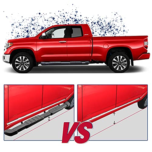 Running Boards Nerf Bars Compatible for 2007-2021 Toyota Tundra Double Cab C43 Style. - COMNOVA AUTOPART