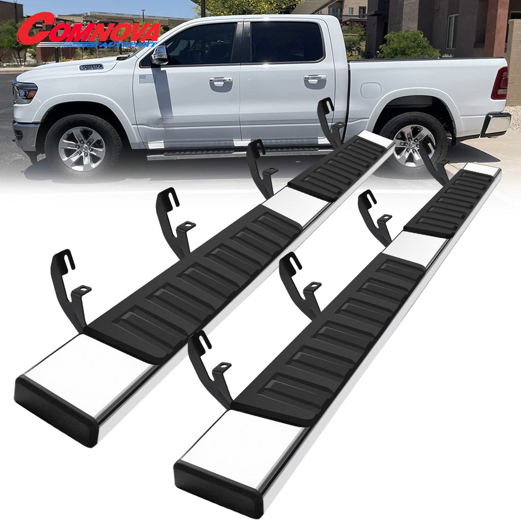 Running Boards Compatible with 2015-2024 Chevrolet Colorado/GMC Canyon Crew Cab H6 Style.- COMNOVA AUTOPART