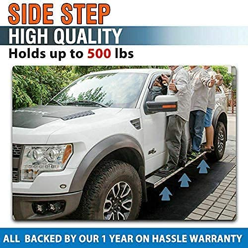 Running Boards Compatible with 15-24 Ford F150 Crew Cab(4 Full Size Doors) Side Steps H6 Style.- COMNOVA AUTOPART