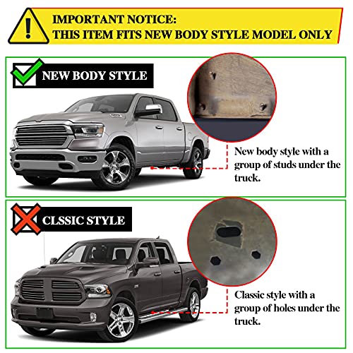 Running Boards 2019-2024 Dodge Ram 1500 New Body Style Crew Cab H6 Style.-COMNOVA AUTOPART