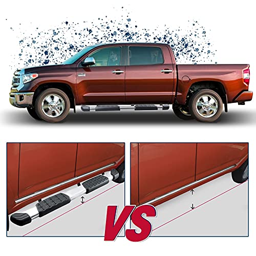 Running Boards Compatible for 2007-2021 Toyota Tundra Crew Max C43 Style. - COMNOVA AUTOPART