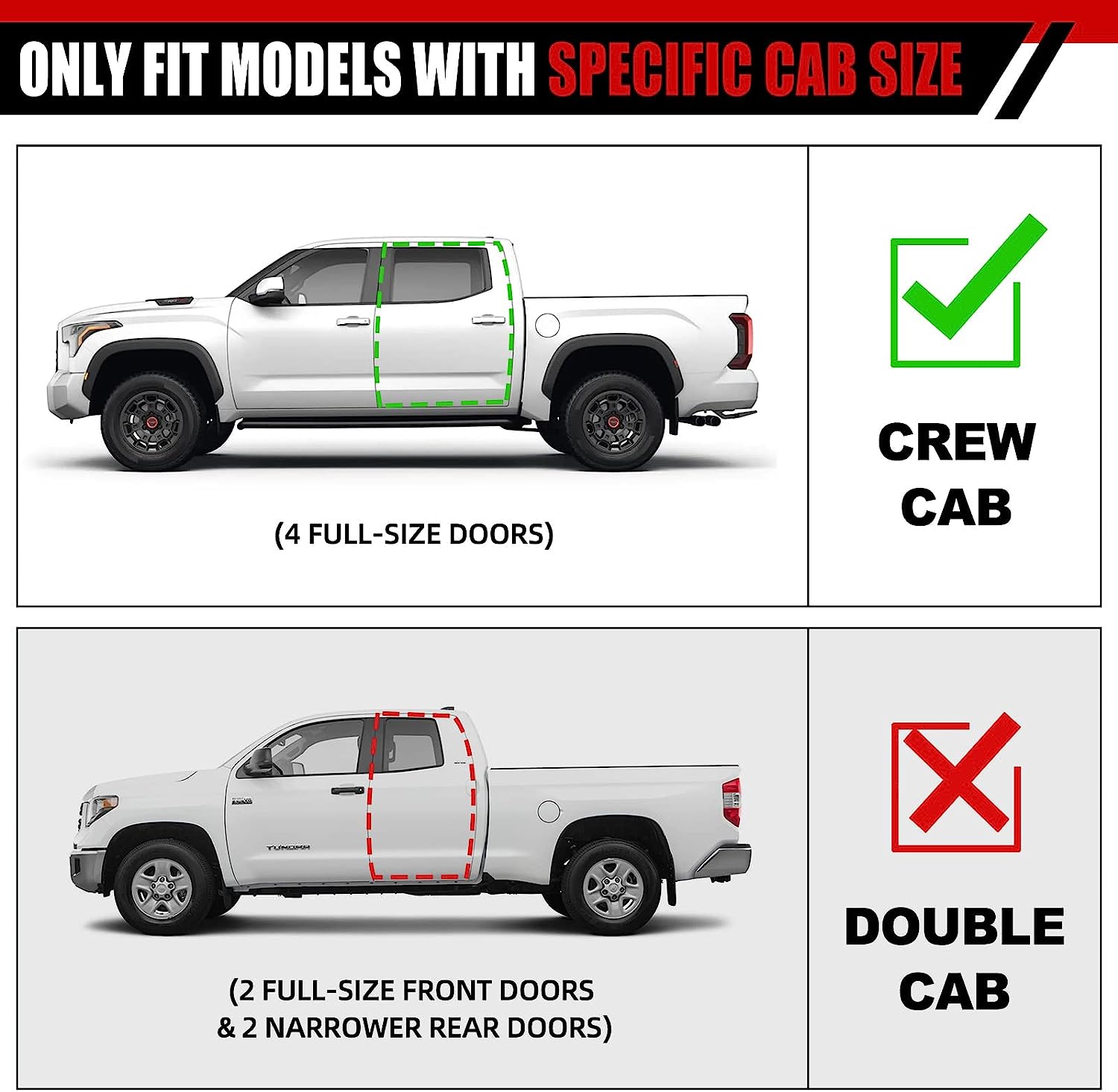 Running Boards Compatible with 2004-2015, 2017-2024 Titan / 2016-2024 Nissan Titan Xd Crew Cab, Stainless Steel Side Steps H6 Style. - COMNOVA AUTOPART