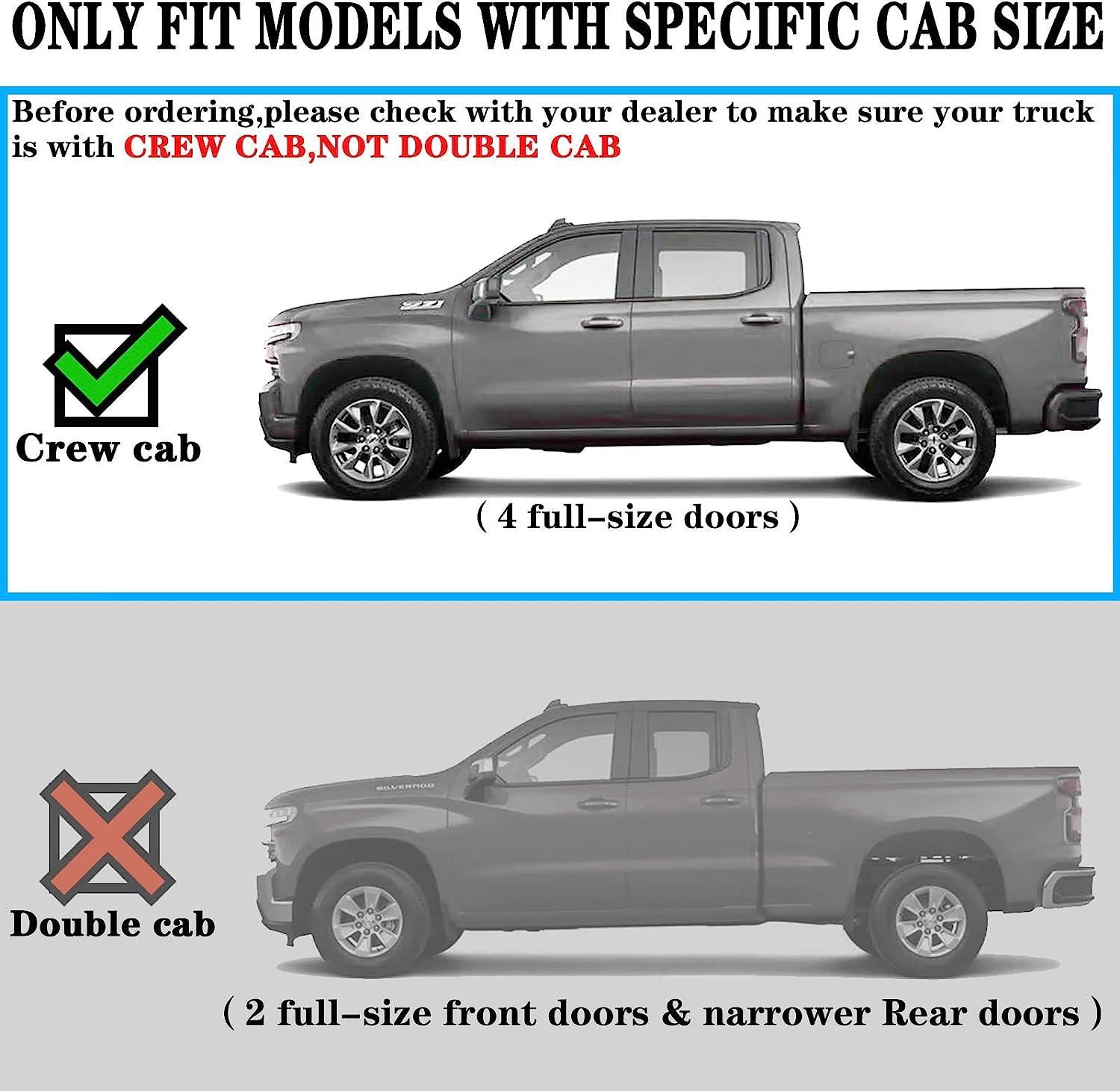 Running Boards Compatible with 2022-2024 Toyota Tundra Crewmax Cab 8X Style. - COMNOVA AUTOPART