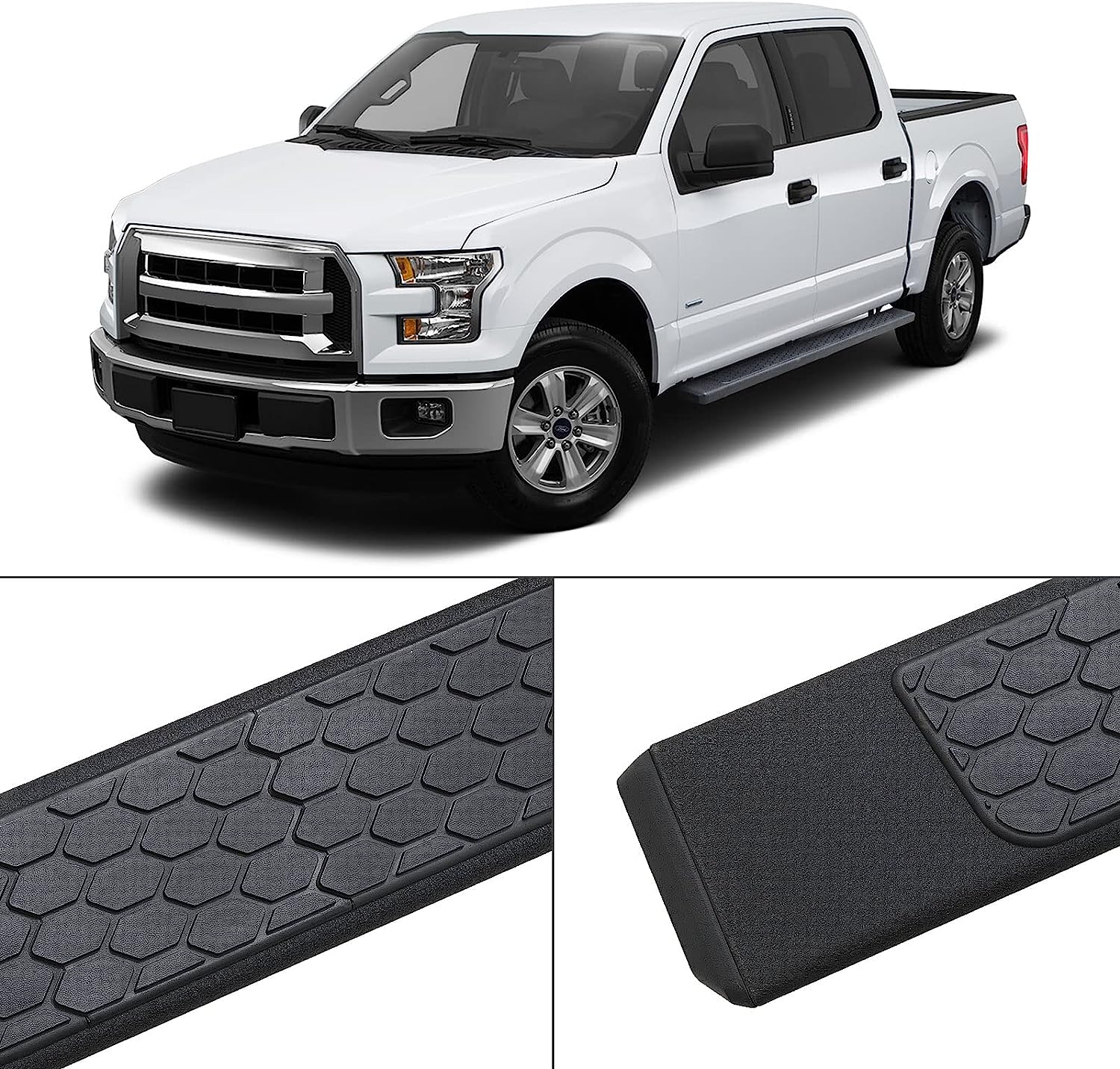 Running Boards for 2019-2024 Dodge Ram 1500 Crew Cab New Body Style D6 Style.- COMNOVA AUTOPART