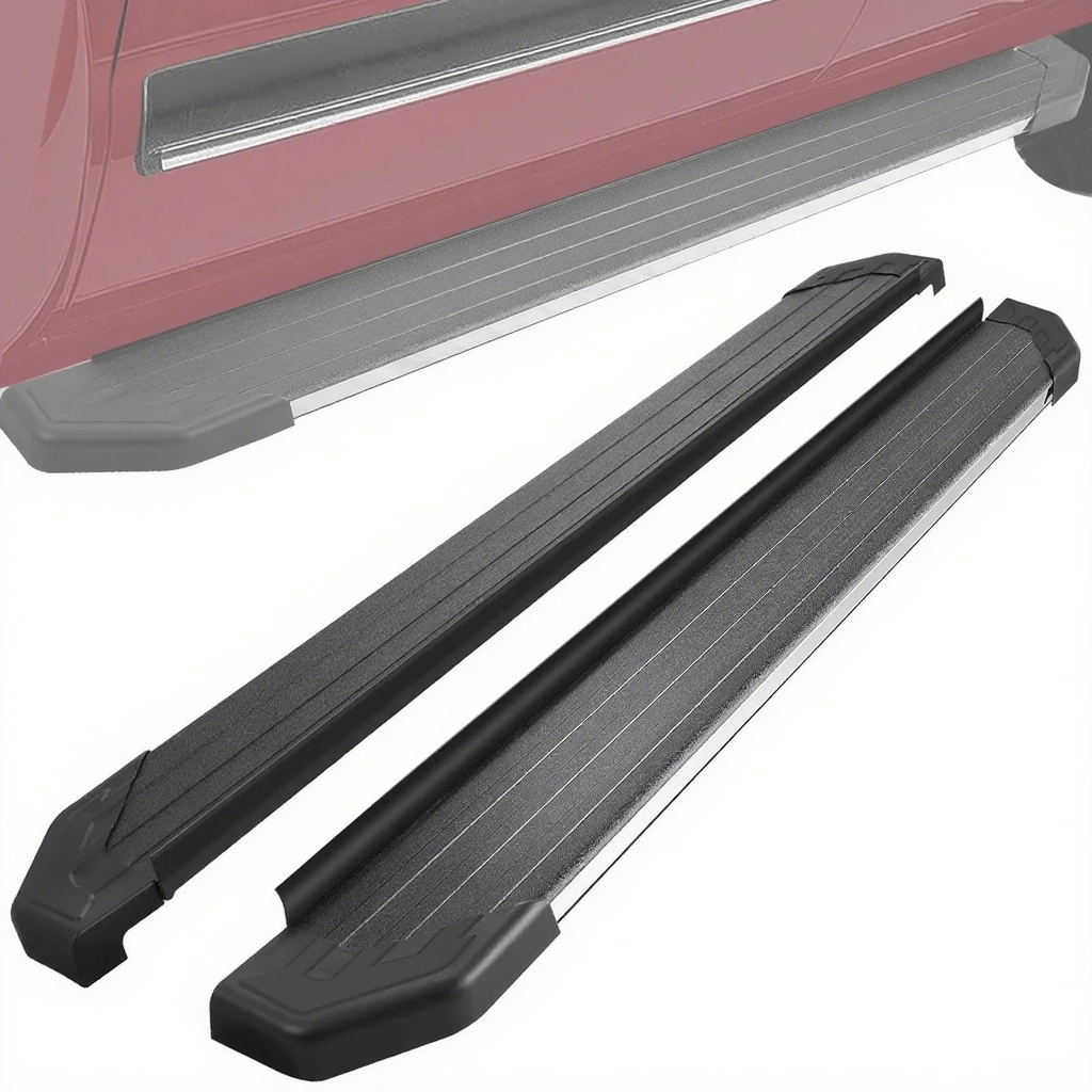 Aluminum Running Boards Compatible with 09-17 Chevy Traverse & 07-16 GMC Acadia & 07-09 Buick Enclave & 07-10 Saturn Outlook C70 Style. - COMNOVA AUTOPART