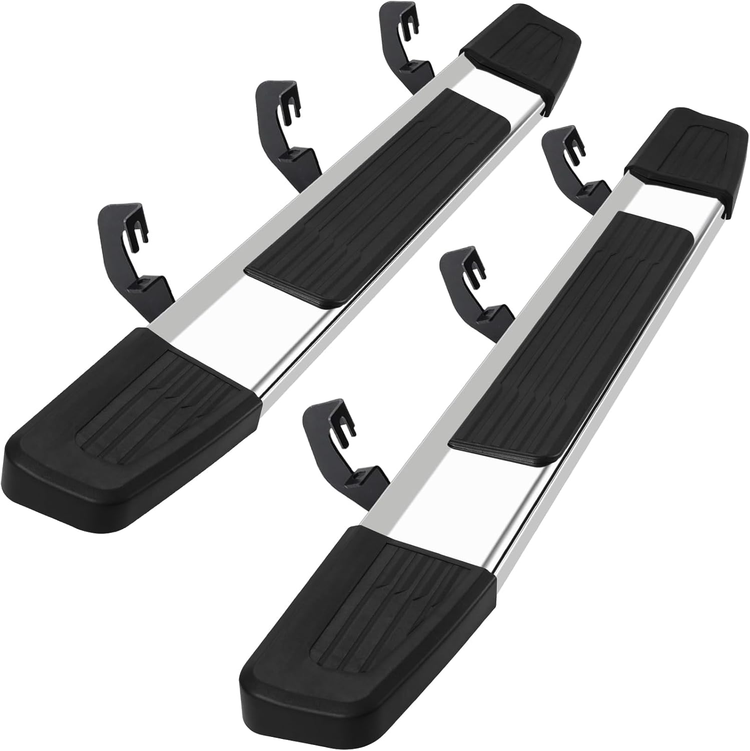 COMNOVA 6 inch Running Boards Compatible with 2015-2025 Ford F150 Regular Cab 2 Single Door, Stainless Steel Truck Side Step Nerf Bars for F150 Regular/Standard/Single Cab.