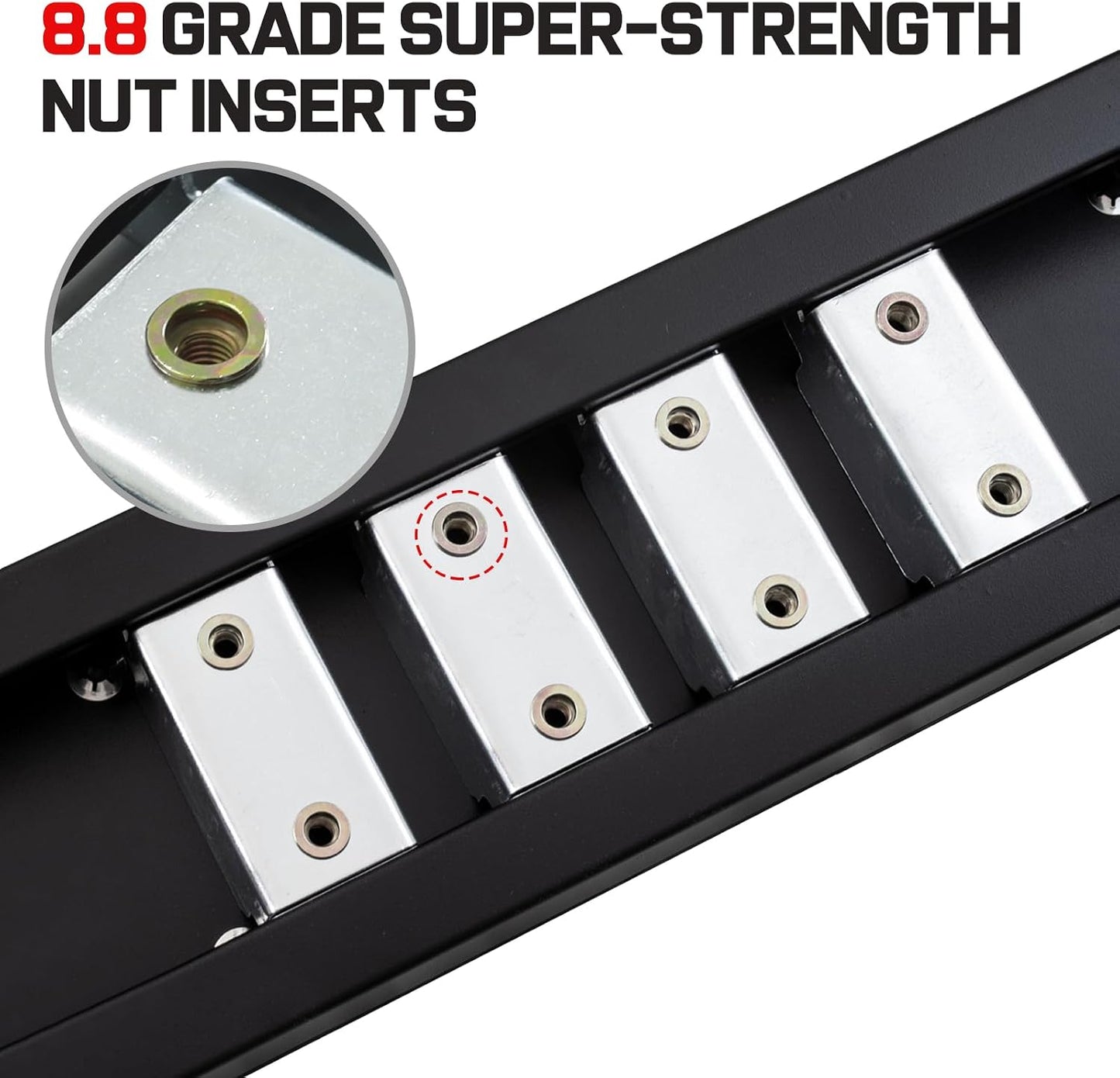 This product is newly designed and has obtained a patent in the US. Slider design, it can adjust the position of the vehicle forward and backward for better customization.