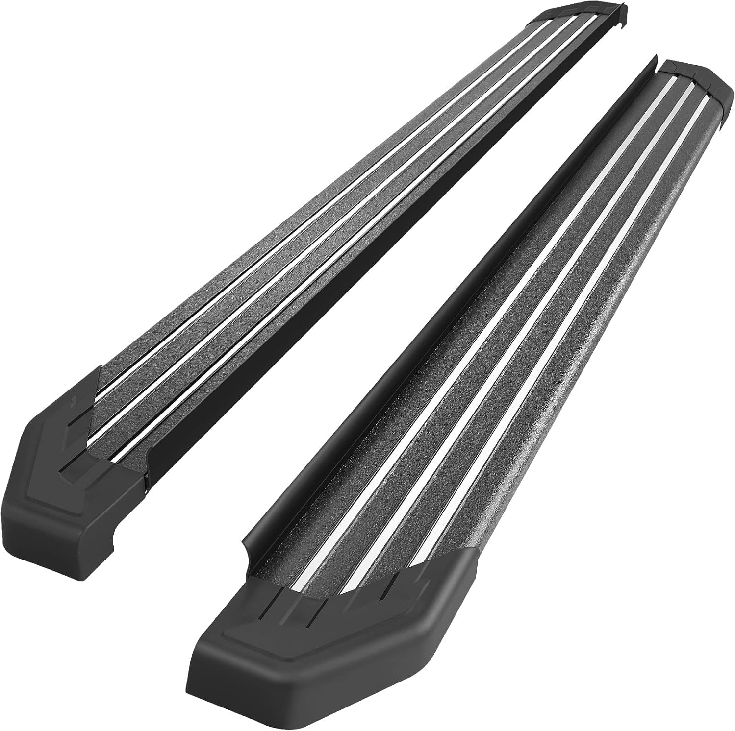 5.5Inch Aluminum Side Steps Running Boards Compatible with 2025 2026 Toyota 4Runner(Without Side Skirts).Black Step Bars 4runner Rock Sliders.