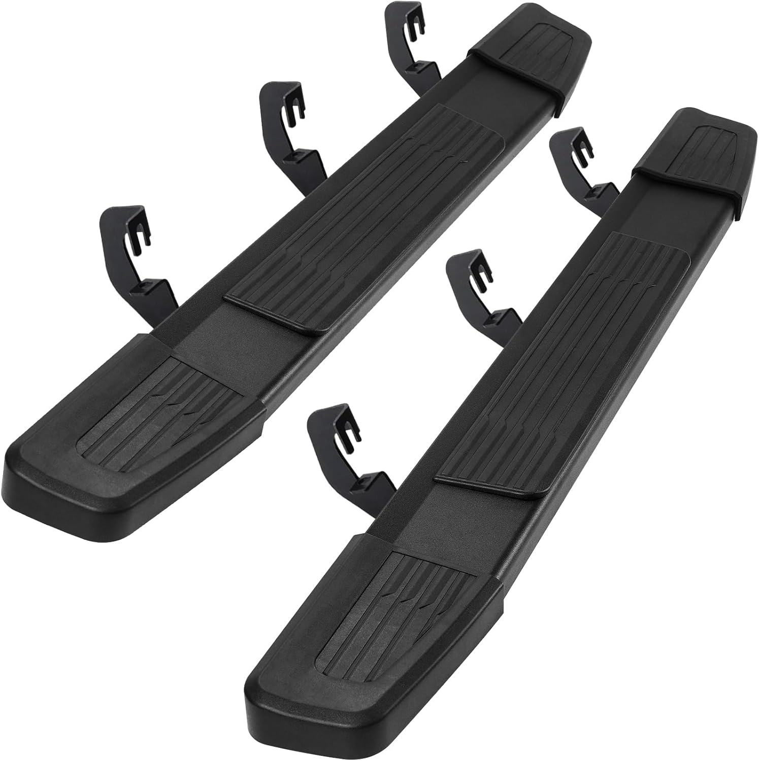 COMNOVA Running Boards Compatible with 1999-2016 Ford F250 F350 F450 F550 Super Duty Regular Cab 2 Single Door Models, 6 Inch Carbon Steel Side Steps, F250 Black Step Bars Nerf Bars.