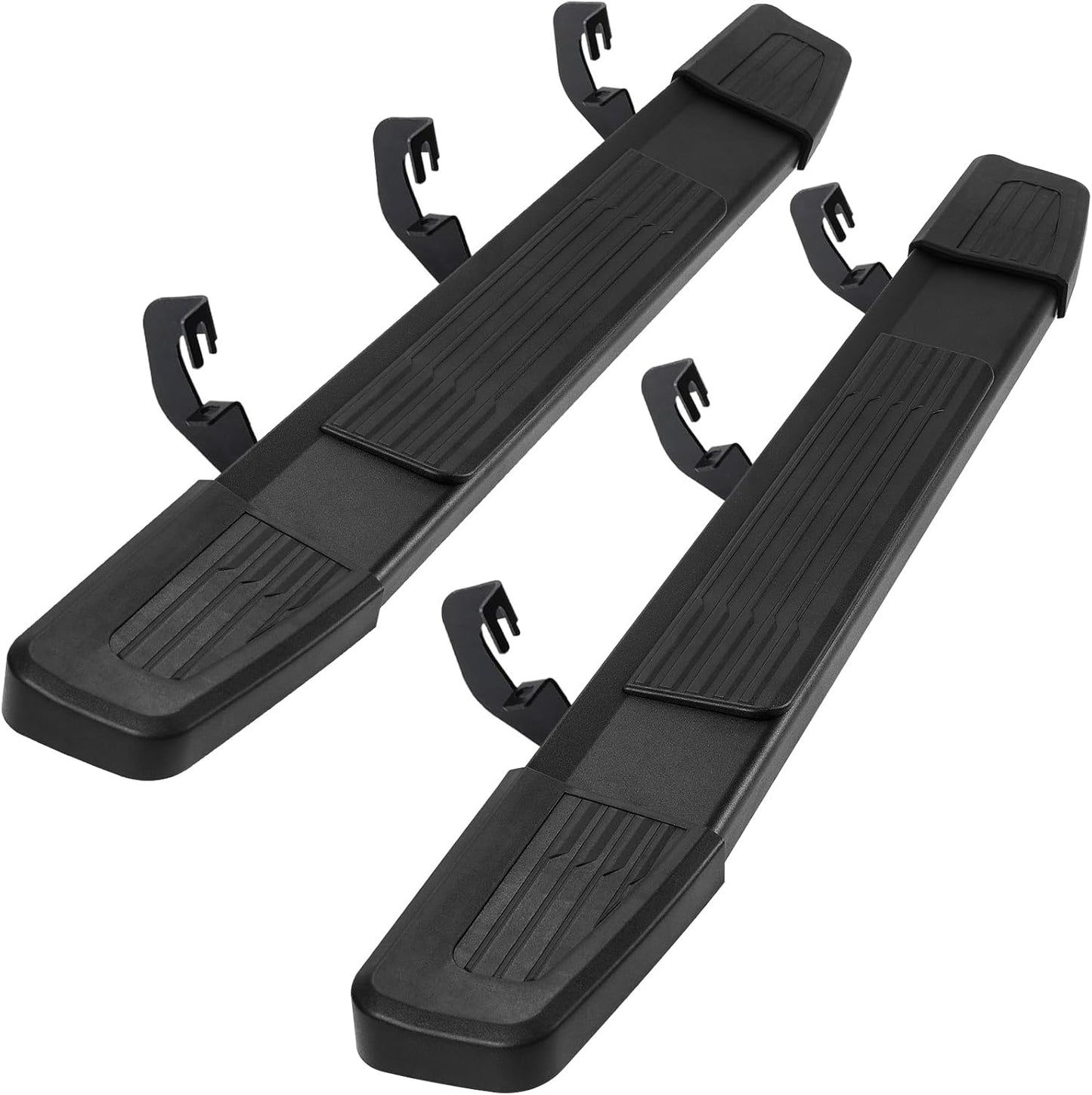 COMNOVA Running Boards Compatible with 1999-2016 Ford F250 F350 F450 F550 Super Duty Regular Cab 2 Single Door Models, 6 Inch Carbon Steel Side Steps, F250 Black Step Bars Nerf Bars.