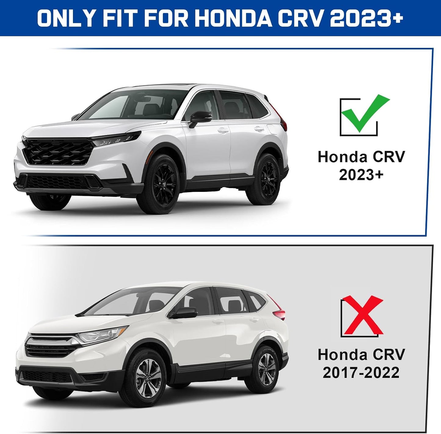 Running boards compatible with 2023-2026 handa crv suv.