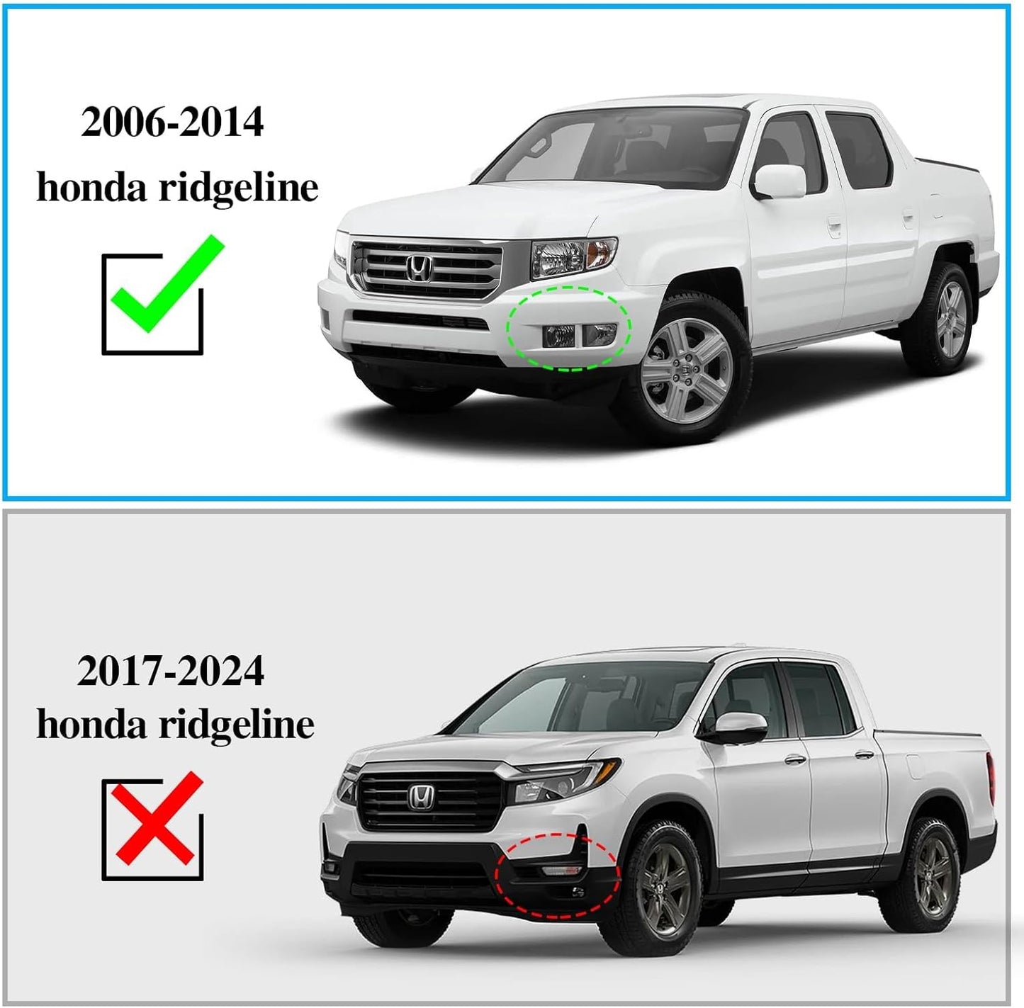 Truck running boards compatible with 2006-2014 Honda Ridgeline. Please confirm the size before ordering.