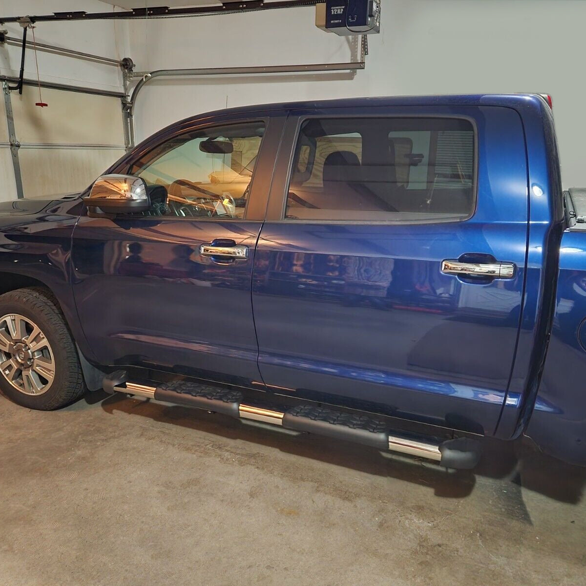 Running Boards Nerf Bars Compatible for 2007-2021 Toyota Tundra Double Cab C43 Style. - COMNOVA AUTOPART