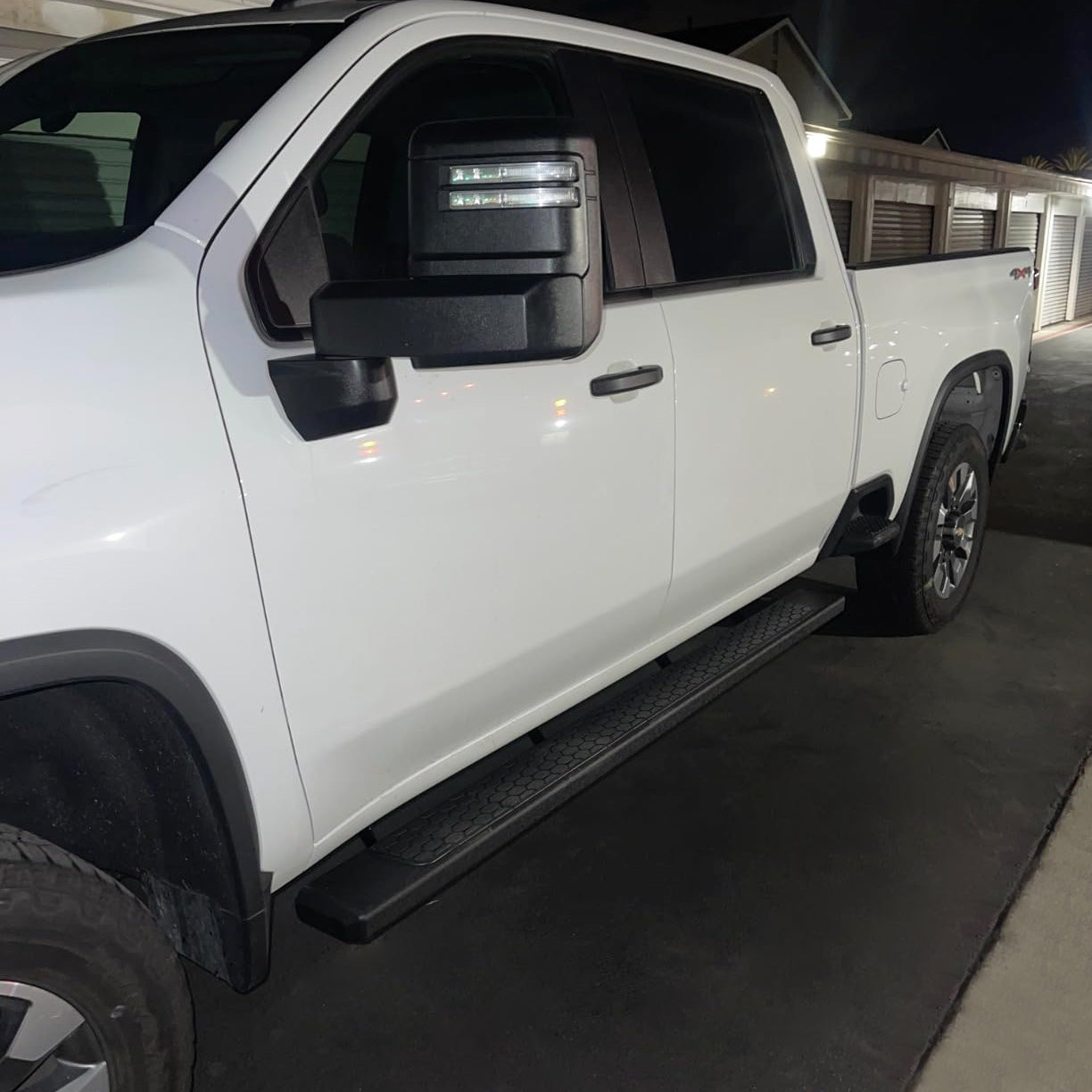 Black Running Boards for 2022-2024 Toyota Tundra CrewMax Cab D6 Style. - COMNOVA AUTOPART