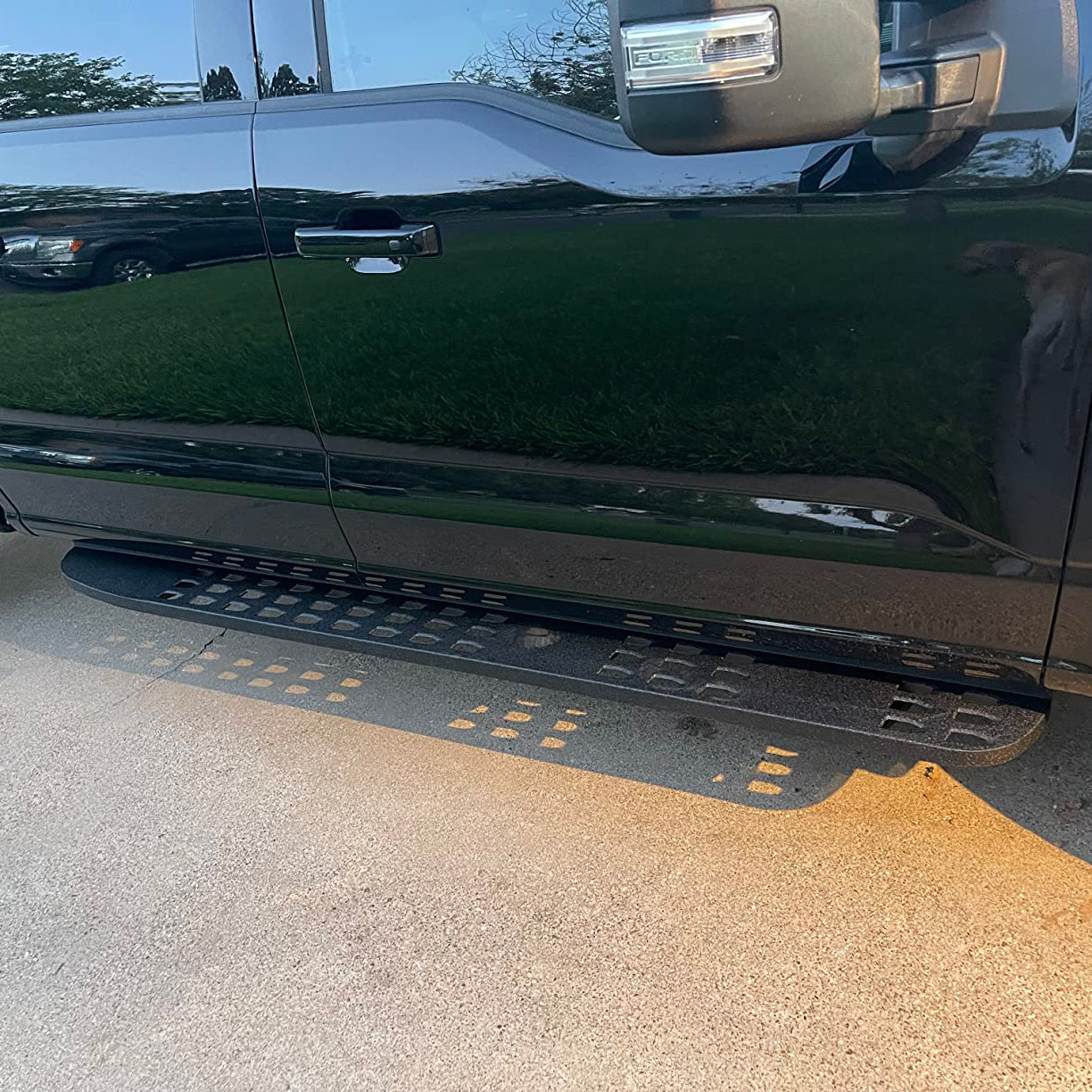 Running Boards Compatible with 2015-2024 Ford F150 Supercrew Cab Pickup (4 Full Size Door ), Side Steps F7 Style.