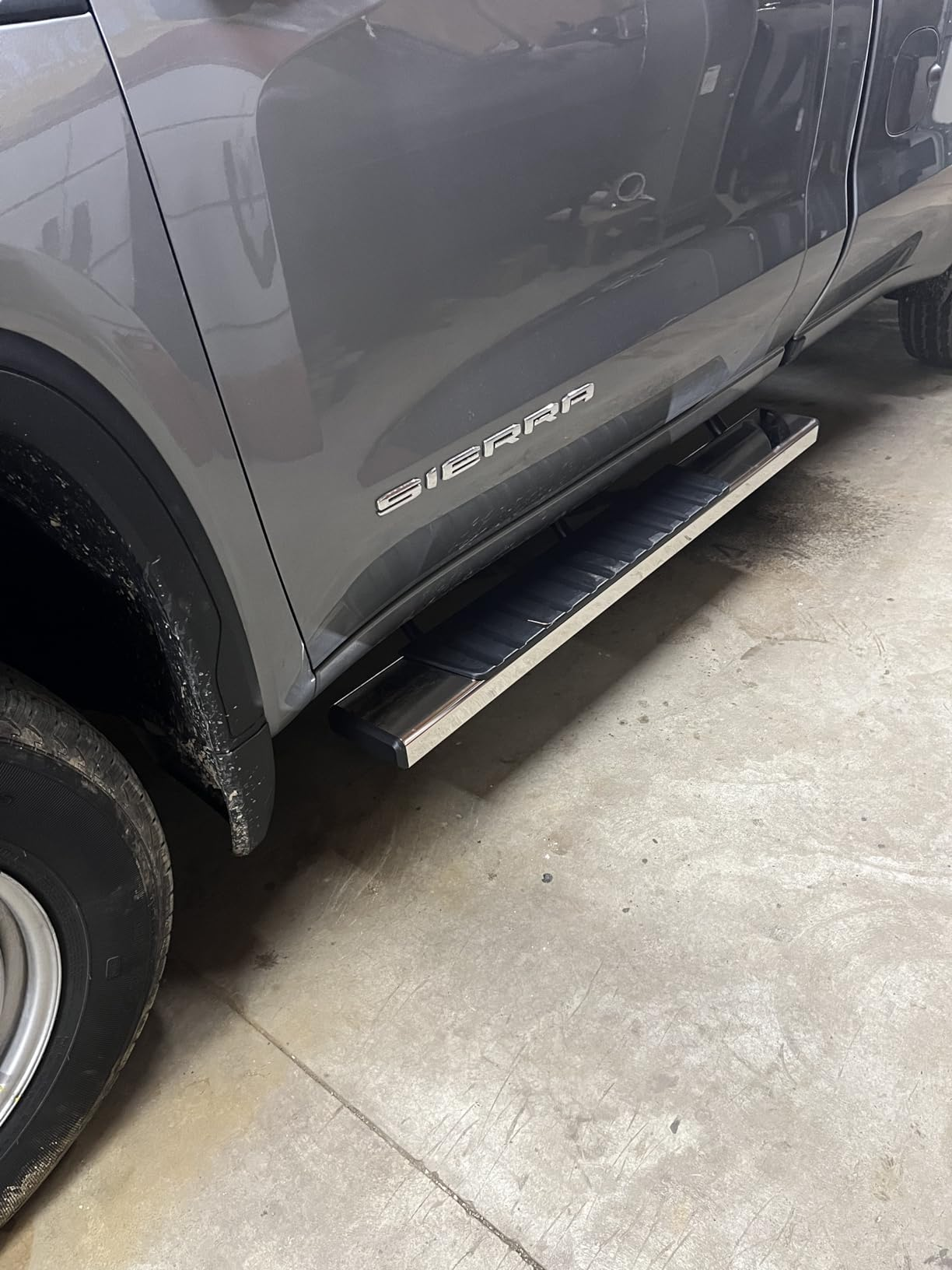 Running Boards Compatible with 2017-2019 Nissan Titan Regular Cab, Stainless Steel Side Steps H6 Style.