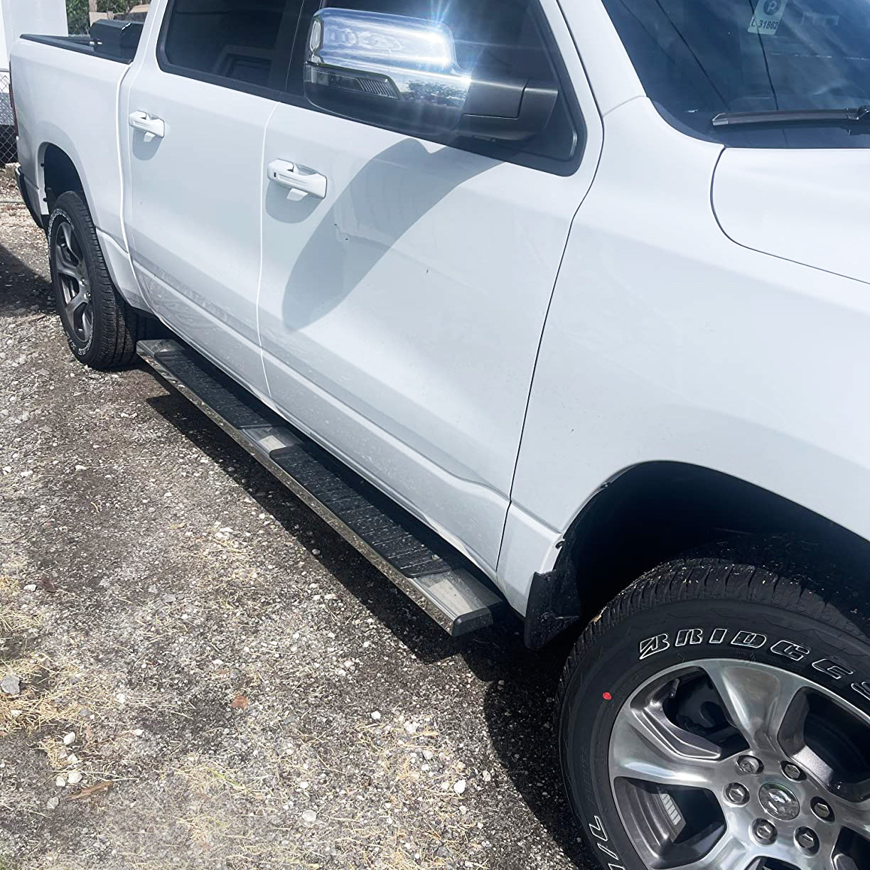 Running Boards Compatible with 2005-2023 Toyota Tacoma Access/Extended Cab, Stainless Steel Side Steps H6 Style.