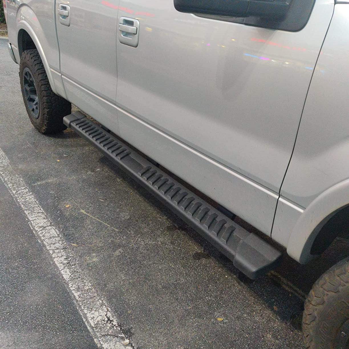 Running Boards for 15-24 Ford F150 Crew Cab(4 Full Size Doors) Side Steps V6 Style. - COMNOVA AUTOPART